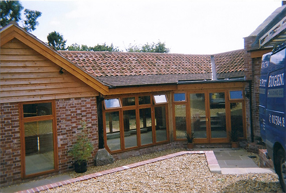 Oakwork by builder Eugene Pitt in Ludlow